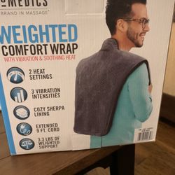 Homedics Weighted Comfort Wrap With vibration & Soothing Heat