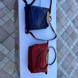 Used Longchamp Purse and Backpack