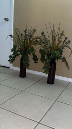 Set Of Two Artificial Plants