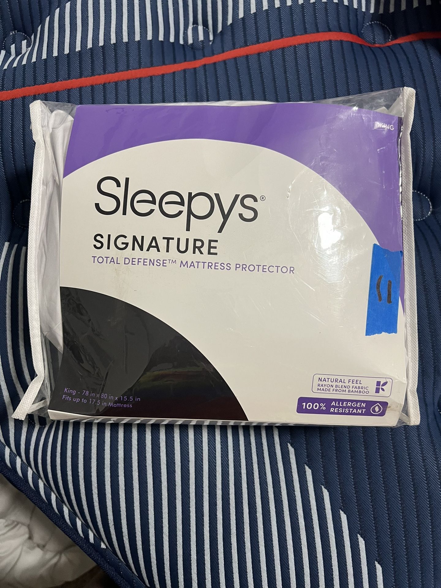 KING Mattress Protector - Sleepys Signature Total Defense Mattress Protector