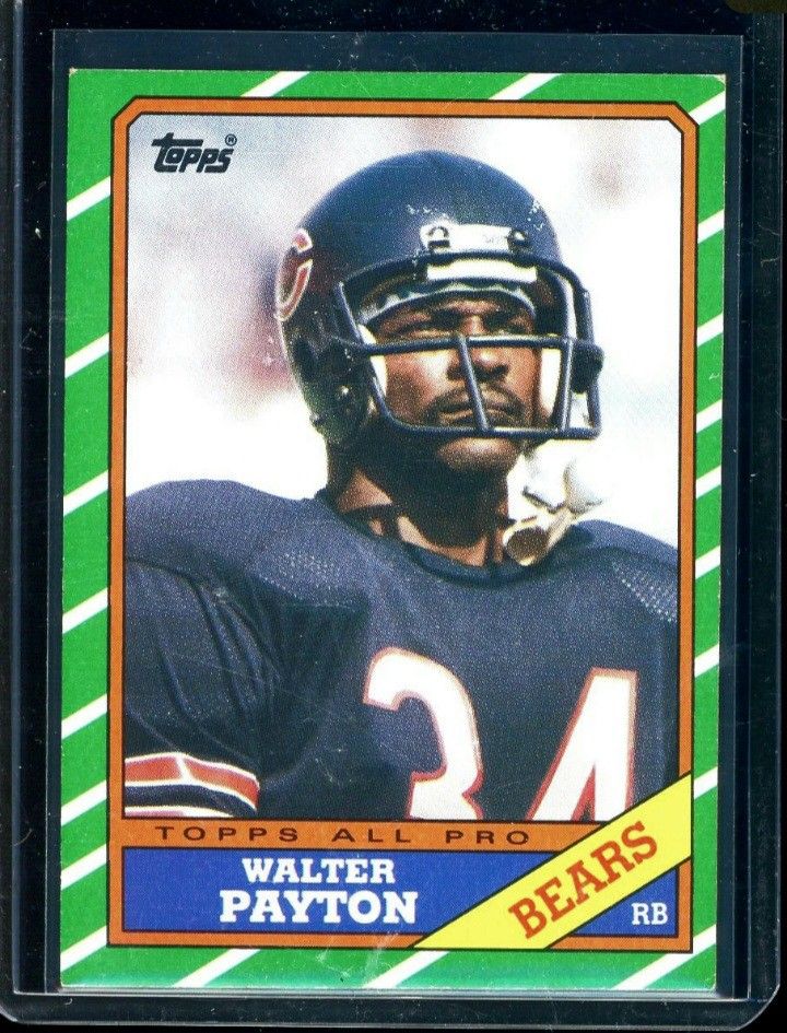 Super Nice 1986 Walter Payton Rookie Card Near MINT Or Better 