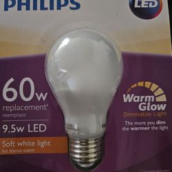 Philips Dimmable 60w 9.5w LED Light Bulb