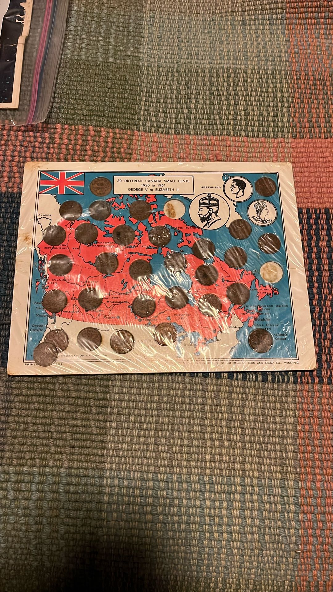 Canadian Small Coin Set 1920 To 1961