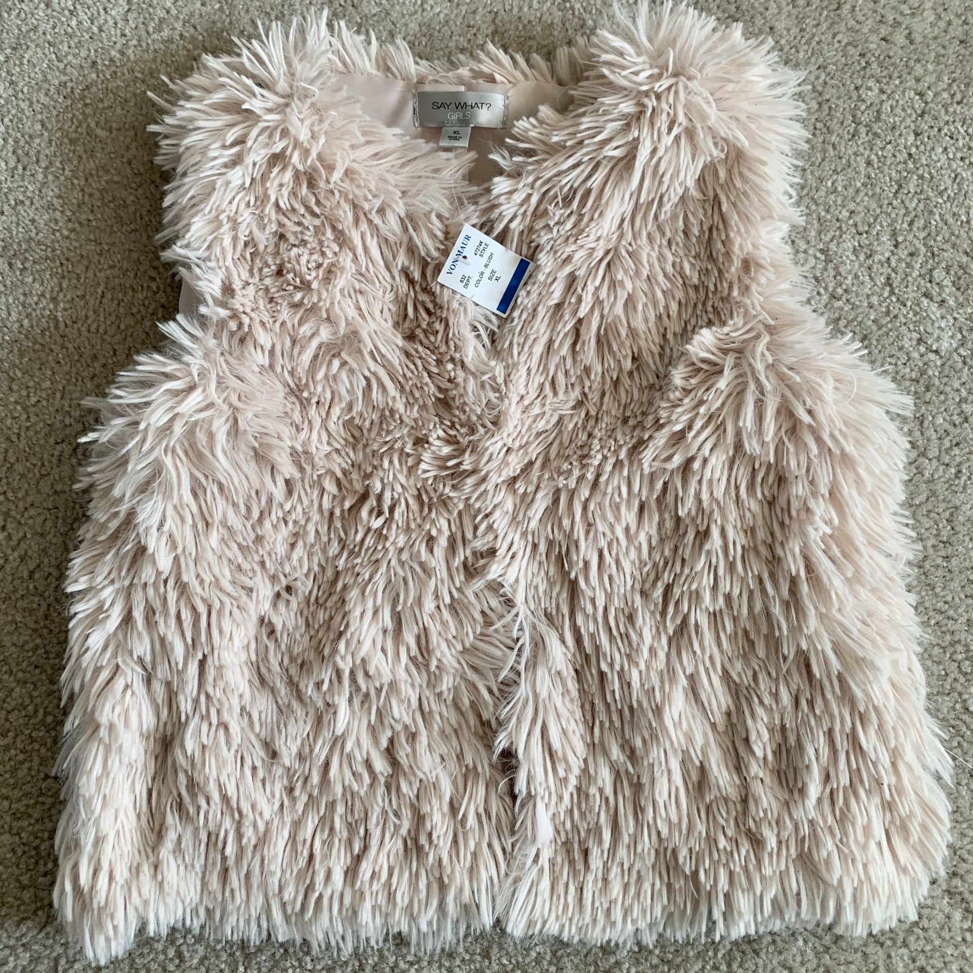 Faux Fur Vest for girls