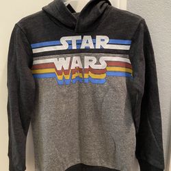 Star Wars Pull over hoodie Size 7 & 10 Kids