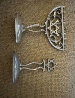 5 inch menorah and 4 inch star of david, rite lite ltd