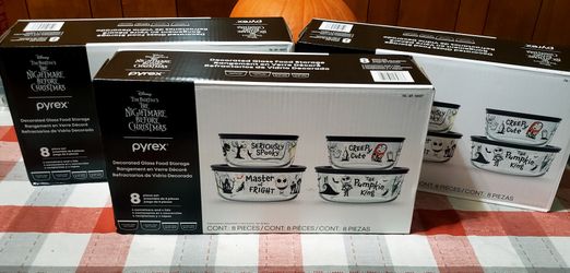 Nightmare Before Christmas Pyrex Storage Container Set
