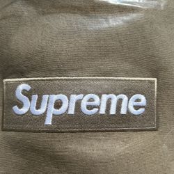 Supreme Box logo Hooded Sweatshirt (FW23) Dark Sand XL 
