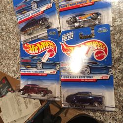 3 1997 Hot wheels And 1 1998