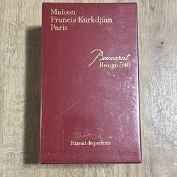 Red baccarat full size bottle 2.4 oz brand new