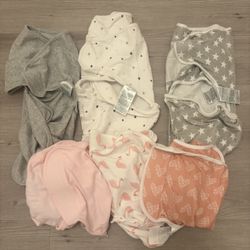 6 Aden and Anais Swaddles 