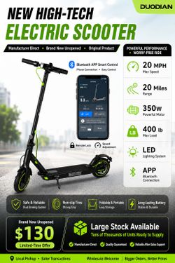 New electric scooter