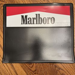 MARLBORO: Rubber Counter Mat, 1991, RARE  18x15