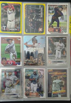 Astros MLB sports cards