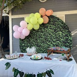 Green Leaves Backdrop 