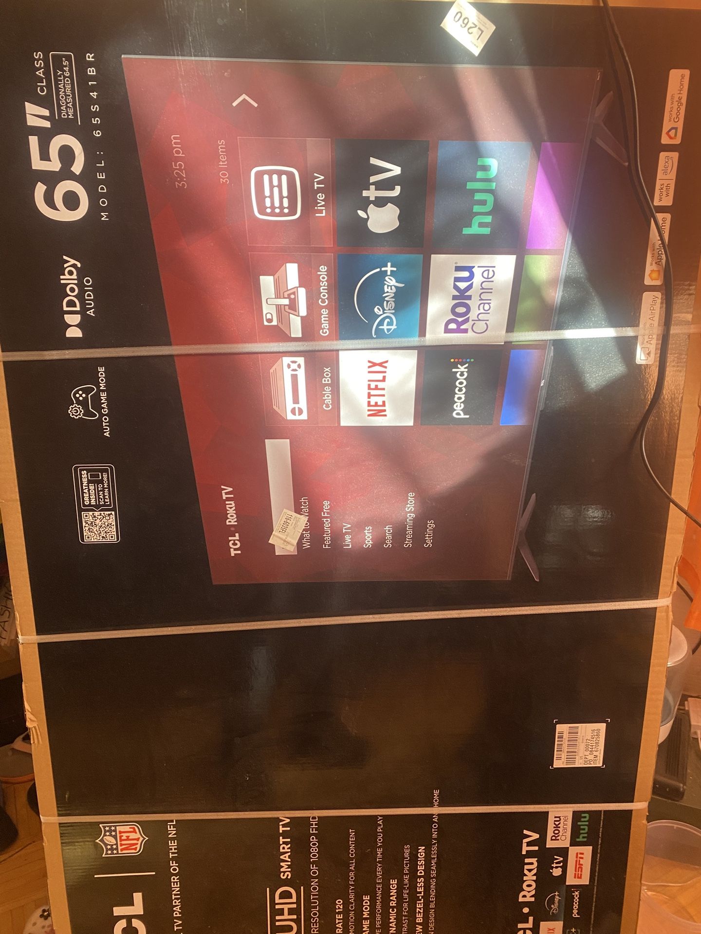 Selling This Brand New 65” TCL Tv In Box Never Open
