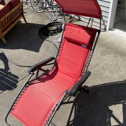 Red Zero Gravity Chair