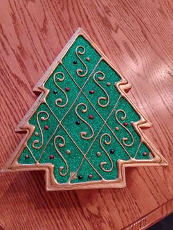Christmas Tree Shaped Decorative Box