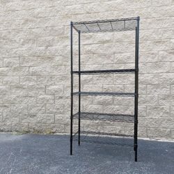 5 Shelf Complete shelving unit with 48x18" Chrome Metro wire shelves

