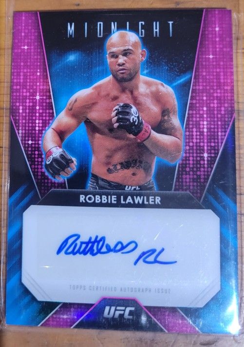 Robbie Lawler Autograph Topps 2024 Midnight Card