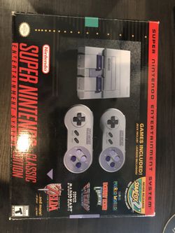 Super Nintendo Mini With Games