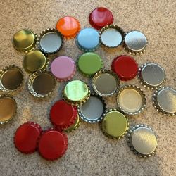 New Multi Colored Metal Bottle Caps 165
