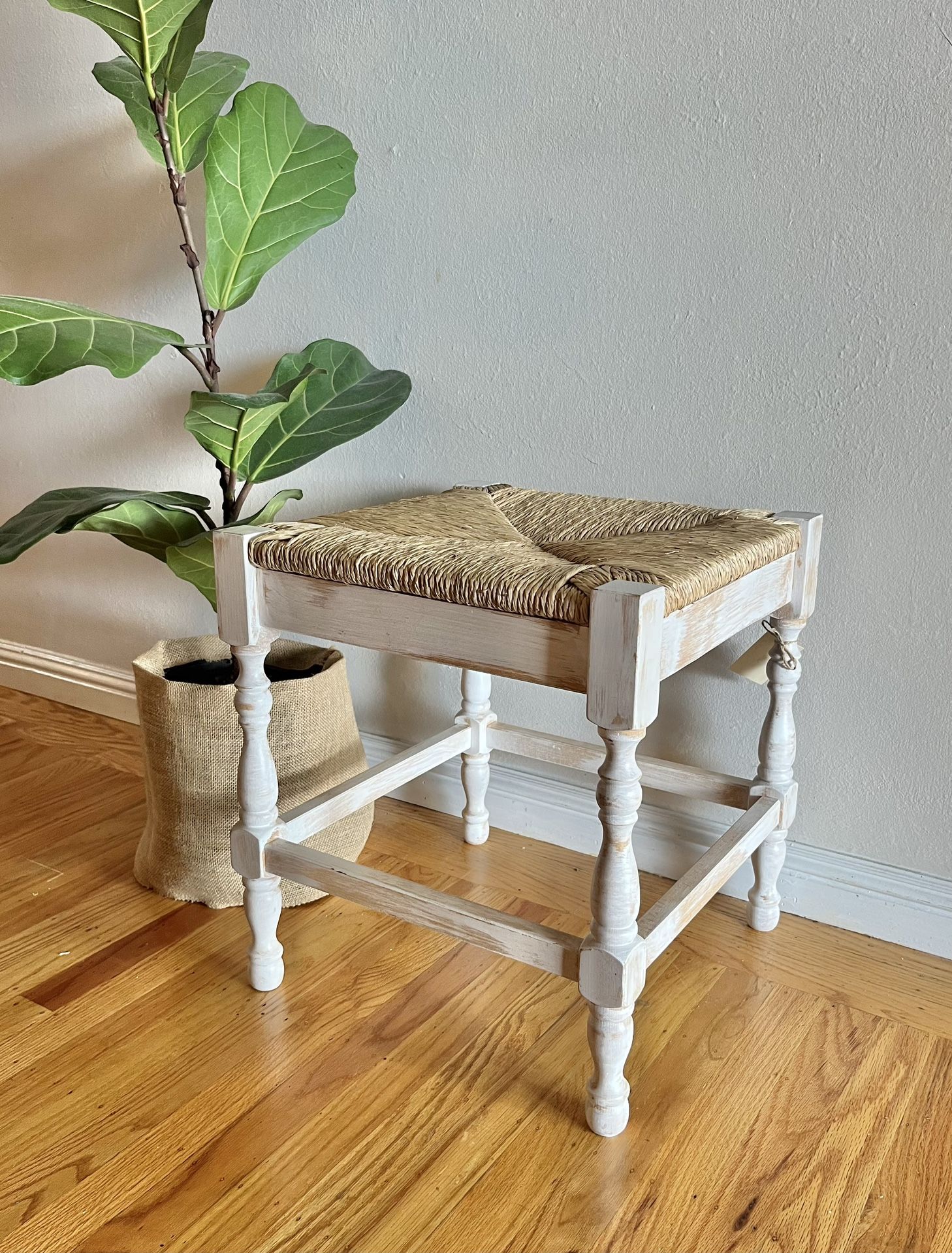 White Vintage Stool