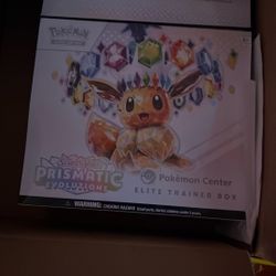 Pokemon Pristmatic Evolutions Pokemon Center ETB