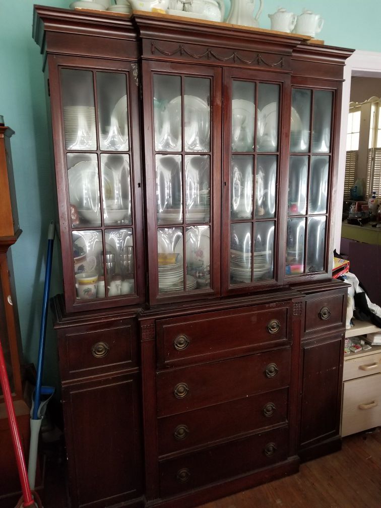 antique China cabinet