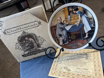 Norman Rockwell ,” The Edwin M Knowles Plate Collection