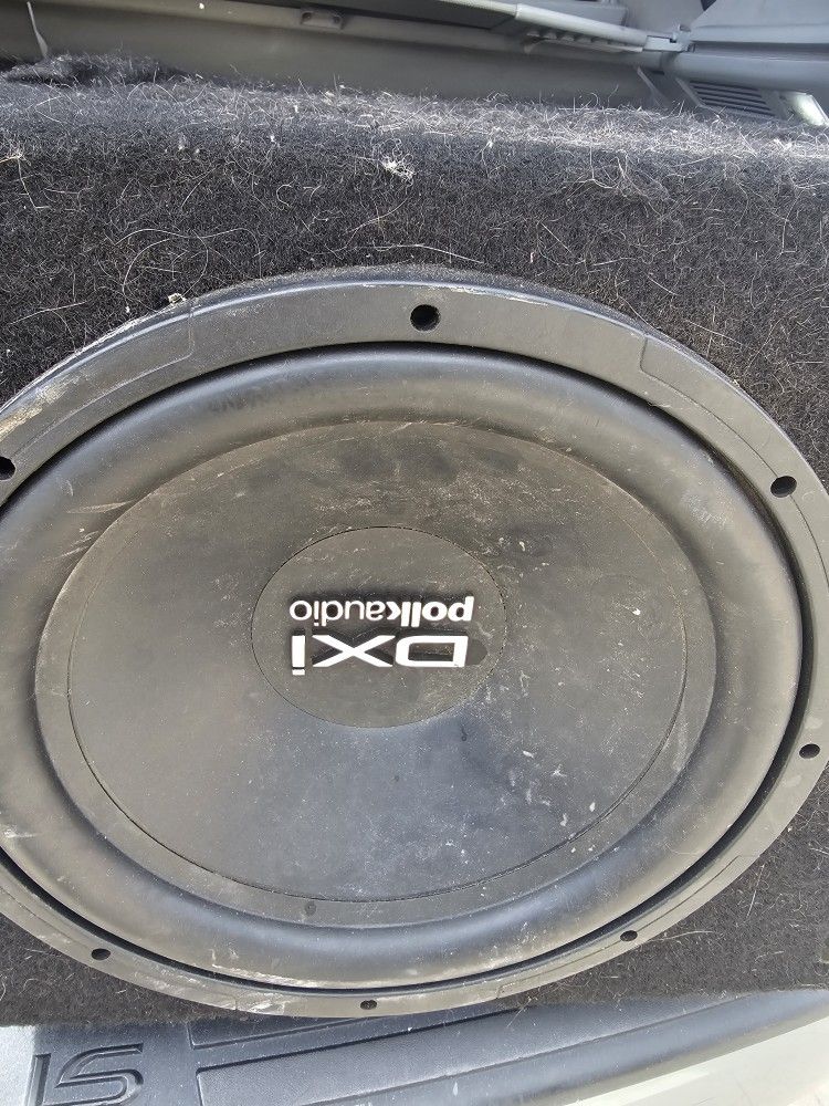 Polk Audio DXI Subwoofer With Box 800 Watts Dual 4 Ohm