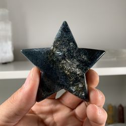 Moss Agate Star Healing Crystal