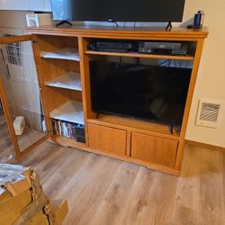 Fits 40" TV, Entertainment Center