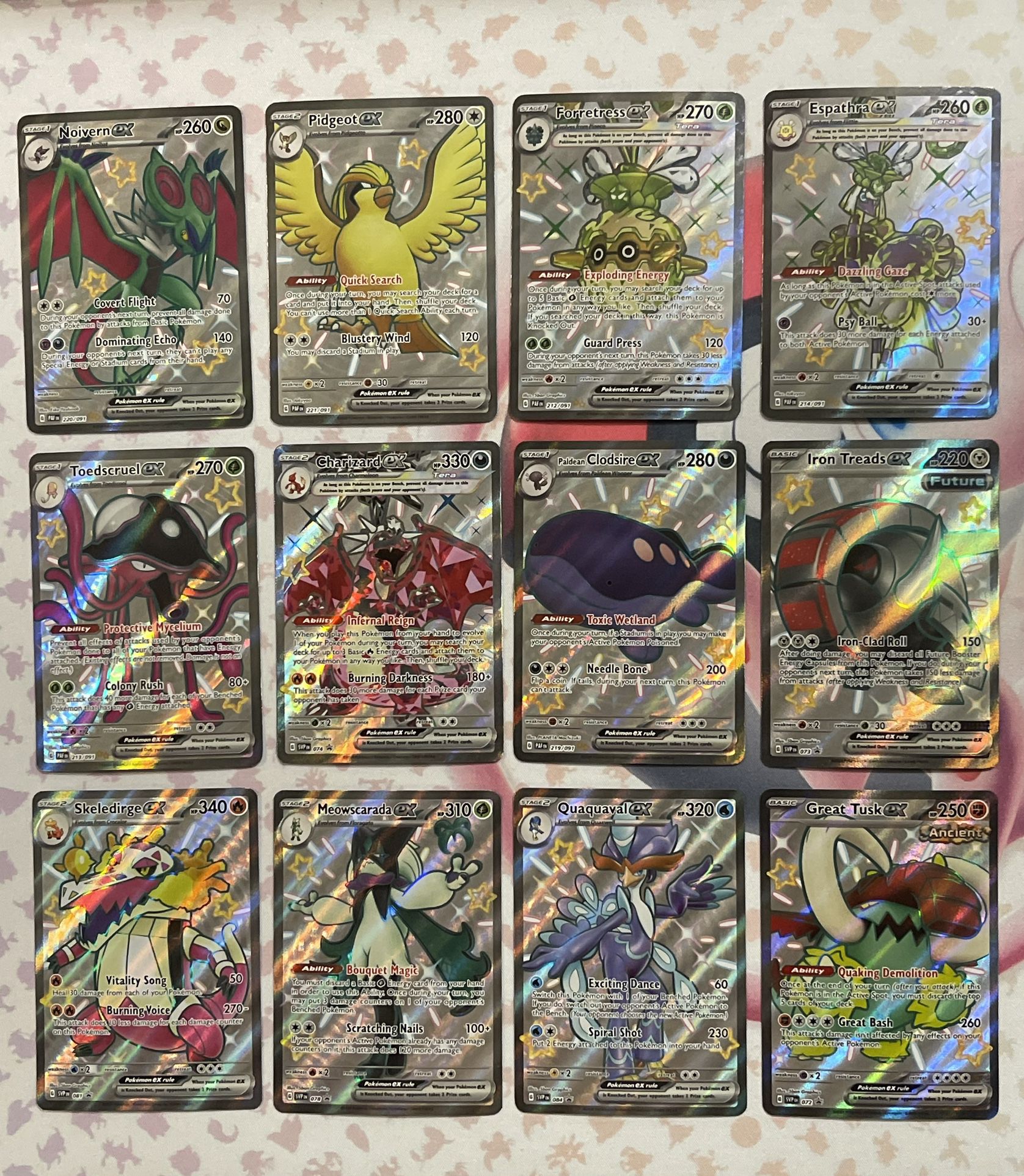 Shiny Full Art EX Lot Pokemon Cards 