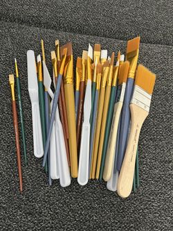 Acrylic Paint, Brushes, Paint Pens