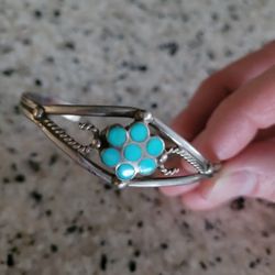 Turquoise & Sterling Bracelet 