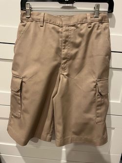 Boys khaki Uniform Shorts- Size 16- New Never Used