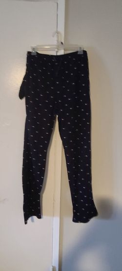Dark Navy Printed Slim Pants