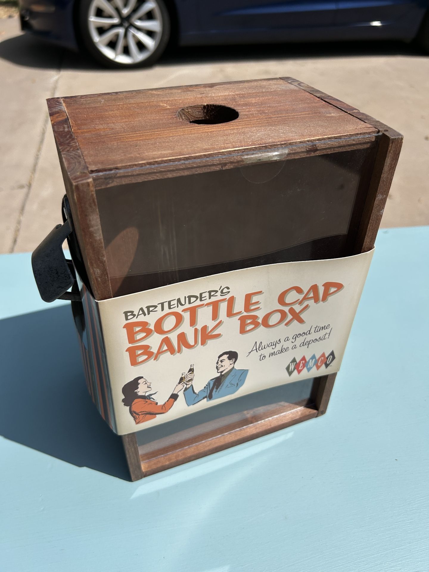 Bartenders Bottle Cap Holder