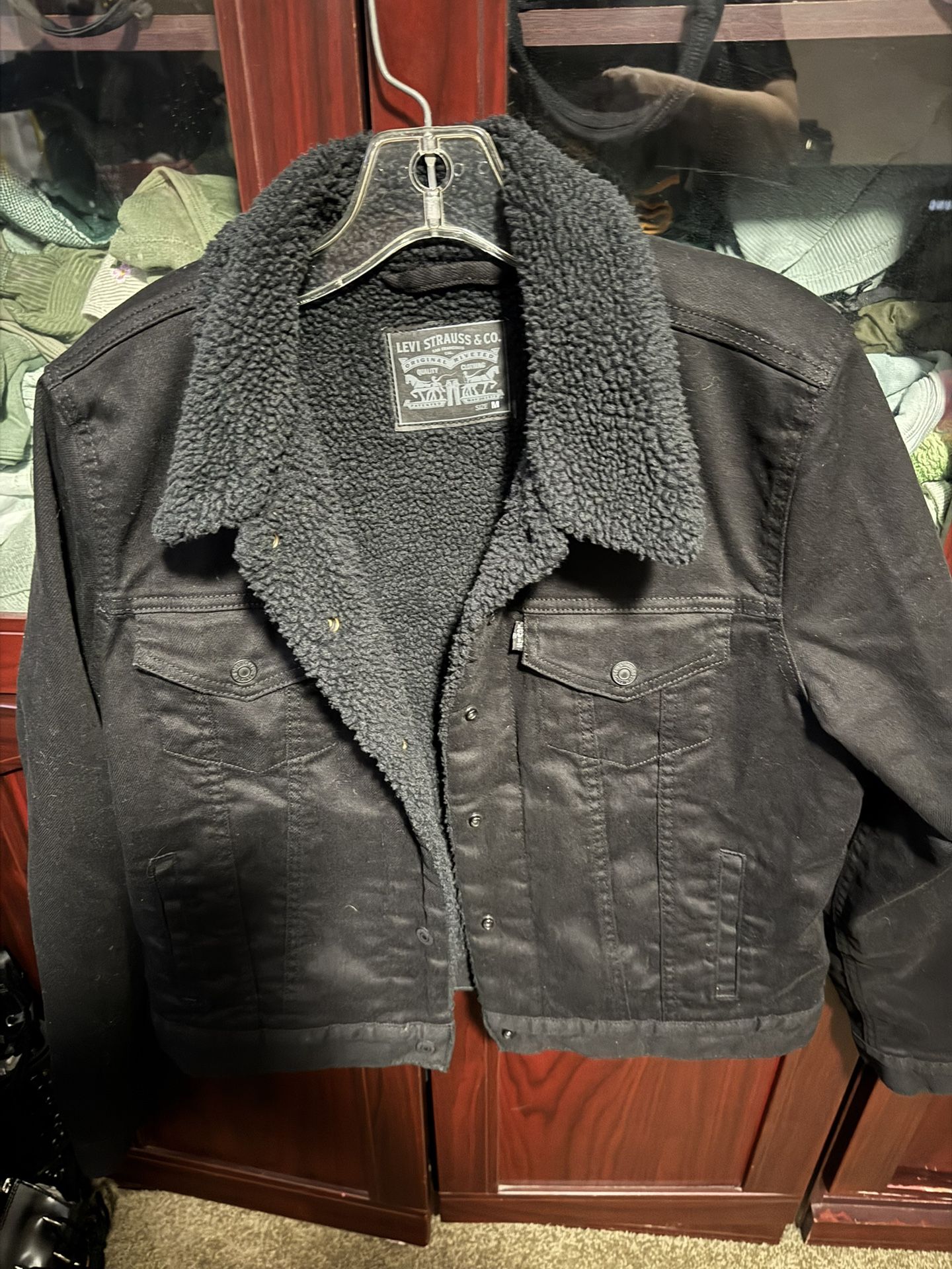 Levis Black Jean Jacket