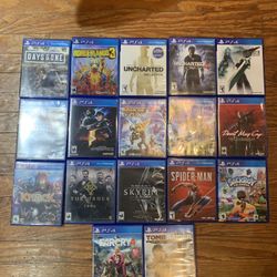PS4 Lot 17 Games Tested Working Collection Works On PlayStation Ps5 