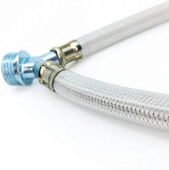 Stainless Steel Washing Machine Y Mixer Hose Connector by Kelaro - 3/4"