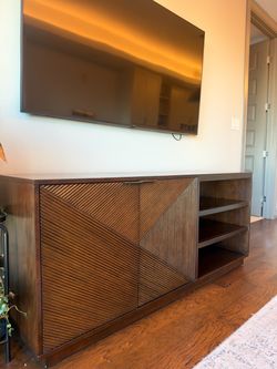 Wood TV Console