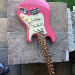 Pink Electric Guitar 