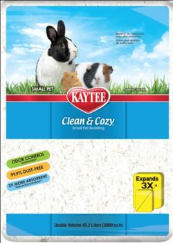 NEW Package Of Paper BEDDING for Small Animals, White, 49.2 Liters