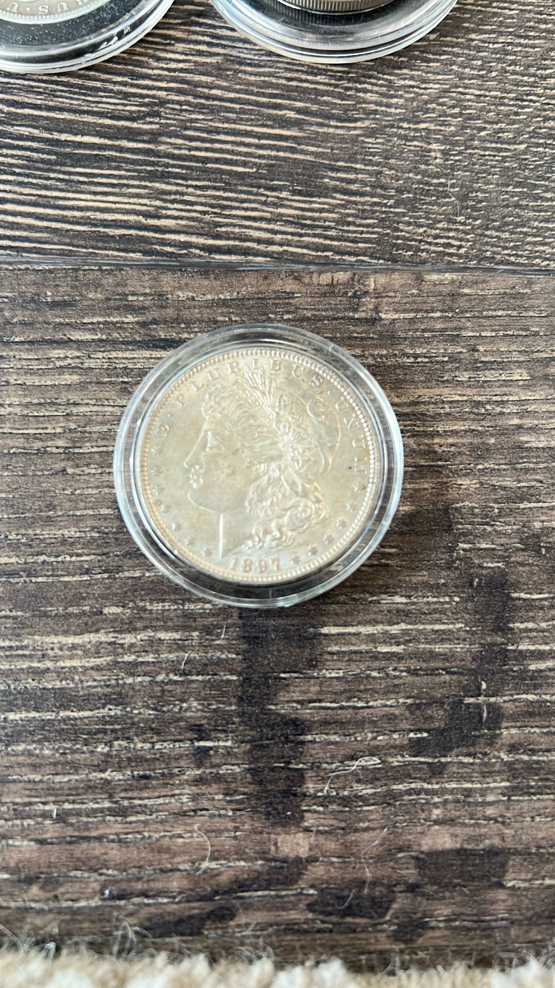 Circulated 1897 Morgan Silver Dollar