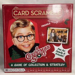 A Christmas Story Board Game Holiday Card Scramble NEW Open Box