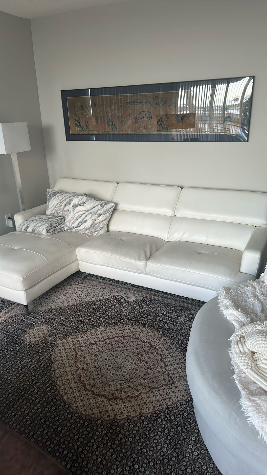 City Furniture sofa with right chaise