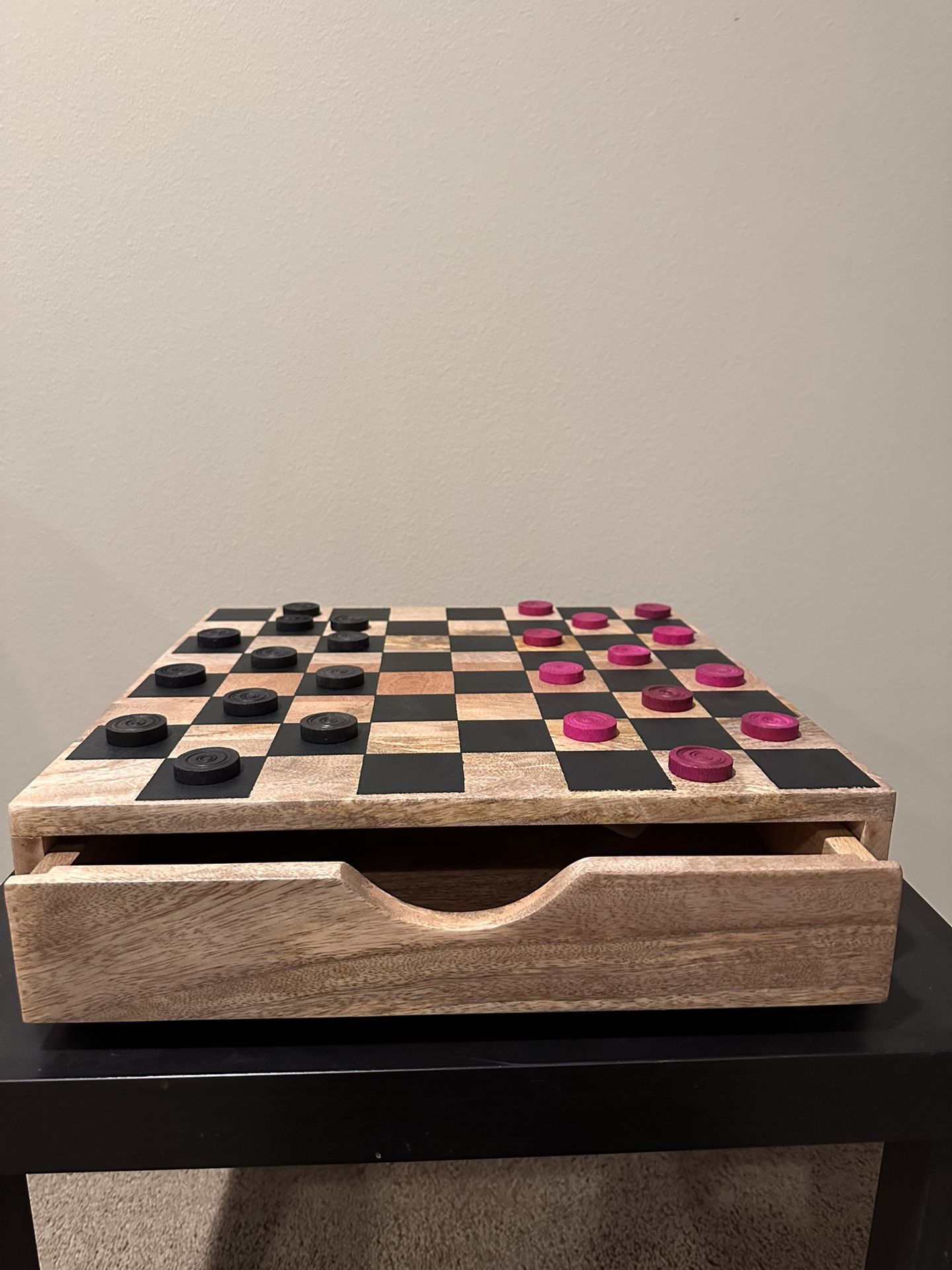NEW- Checkerboard- Wood