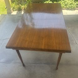 Wood Table And Chairs
